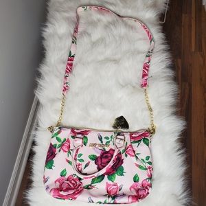 Betsey Johnson floral crossbody
